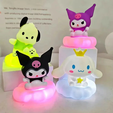 Cute Melody Night Light Glowing Children Toy Bedside Lamp Kawaii Cute Kids Birthday Gift